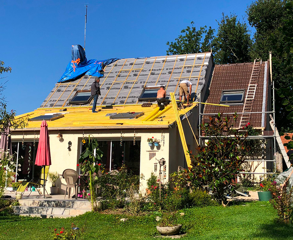 Réparation et rénovation de toiture à Vernon (27200) - Les Compagnons Moëllo